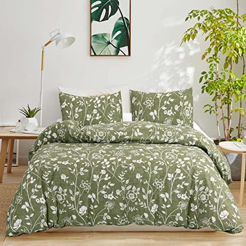  Plaid Duvet Cover 100% Cotton Gray Grid Duvet Cover Queen Size 3 Pcs Patterned Geometric Duvet Cover Set Modern Scottish Houndstooth Bedding Set Soft Breathable Comforter Cover Zipper Closure