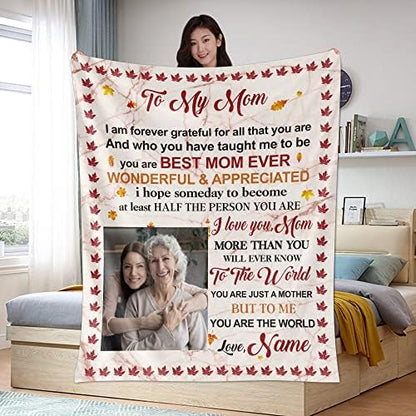  Mothers Day Birthday Gifts For Wife From Husband,Wife Birthday Gift Ideas,Mother Day Wedding Anniversary Birthday Romantic Gifts For Her,Wife Blanket 60X50