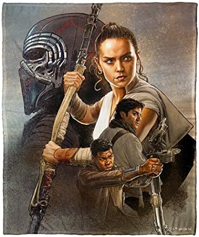  Disney Star Wars, "Master Of Evil" HD Silk Touch Throw Blanket, 46" X 60", Multi Color