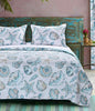  Barefoot Bungalow - GL-1709GMSK Cruz Coastal Quilt Set, 3-Piece King/Cal King, White