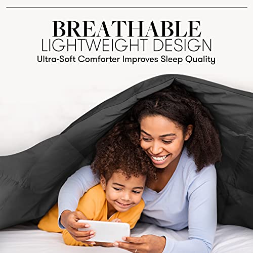  Beckham Luxury Linens Reversible Hypoallergenic Hotel Collection Goose Down Duvet