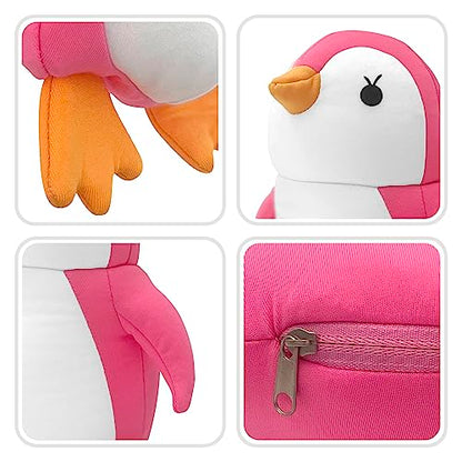  BelkVilo 3-7 Y/O Kids, Travel Pillow Kids, Neck Pillow Kids, Kid Travel Neck Pillow,Neck Pillow,Travelling Pillow Pink, Penguin PillowTravel, Kid Travell, Travel Pillow Girl, Penguin Plush