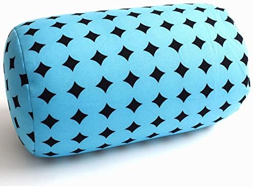  Bookishbunny Microbead Cylinder Bolster Roll Pillow 13" X 7" (SolidGreen)
