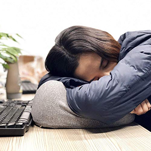  SWEET TANG Chin Supporting Neck Pillow - Memory Foam Video Game Weapon Funny Gamer Black Travel Pillow With Breathable & Comfortable Zip Cover, Machine Washable Airplane Travel Car Sleeping Pillow