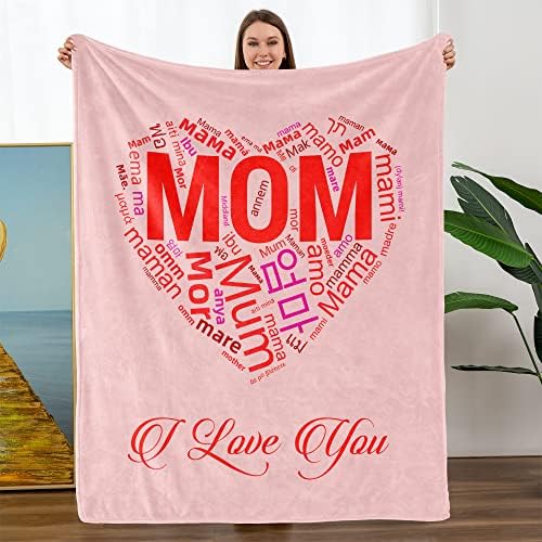  Gifts For Mom, Mothers Day Birthday Gifts For Mom, Blanket To My Mom Gift From Daughter Son, Mother's Day, Mom Blanket 56 X71