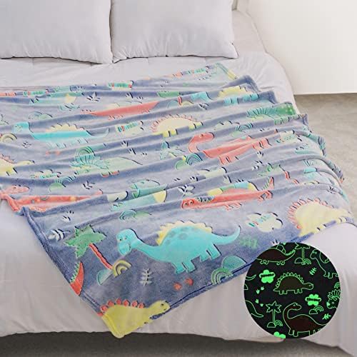  Mermaker Dinosaur Blanket For Girls, Pink Dinosaur Blankets For Girls And Boys, Cartoon Cute Dinosaur Throw Blankets For Kids And Teens, Soft Fleece Blanket For Couch And Bed (60x50 Inches)