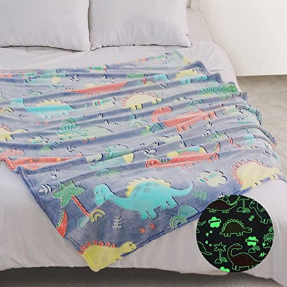  Mermaker Dinosaur Blanket For Girls, Pink Dinosaur Blankets For Girls And Boys, Cartoon Cute Dinosaur Throw Blankets For Kids And Teens, Soft Fleece Blanket For Couch And Bed (60x50 Inches)