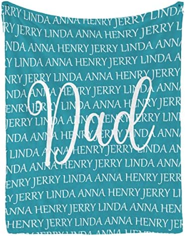  Ottoy Personalized Grandma Blanket Gifts For Grandma Custom Blanket For Grandma Customized Blanket For Grandma Birthday Gifts From Grandchildren, Nana Gifts, Valentines Day Gift 80"x60" For Adults