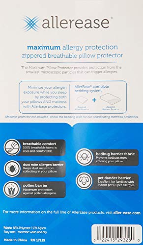  Allergy Pillow Protector, King