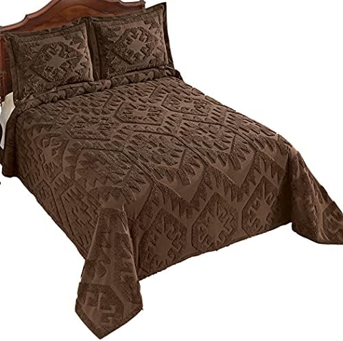  Naomi Southwest Style Tufted Chenille Bedspread