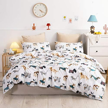  Plaid Duvet Cover 100% Cotton Gray Grid Duvet Cover Queen Size 3 Pcs Patterned Geometric Duvet Cover Set Modern Scottish Houndstooth Bedding Set Soft Breathable Comforter Cover Zipper Closure