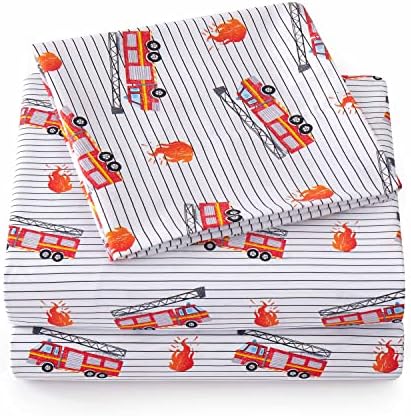  1500 Supreme Kids Bed Sheet Collection - Fun Colorful And Comfortable Boys And Girls Toddler Sheet Sets - Deep Pocket Wrinkle Free Soft And Cozy Bedding - Twin, Fruity Fun