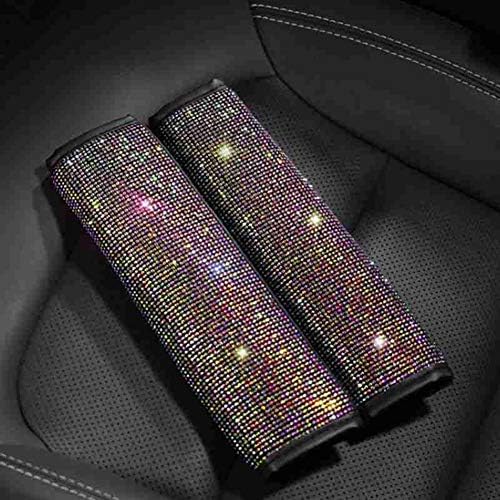  Car Neck Pillow Decoration, MoreChioce 3D Bling Rhinestone Glitter Crystal Car Interior Styling Accessories Car Interior Decoration Cover