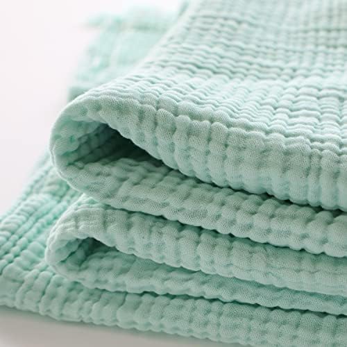  Cotton Muslin Blanket 4-Layer Ivory Blankets For Adult 79 X 83 Inch Extra Large Lightweight Soft Breathable Throw Comfort Blanket All Season