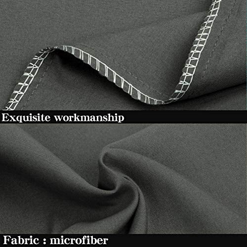  NTBAY 12 Pack 100% Brushed Microfiber Queen Pillowcases, Super Soft And Cozy, Wrinkle, Fade, Stain Resistant With Envelope Closure Pillow Cases, 20x30 Inches, Dark Grey