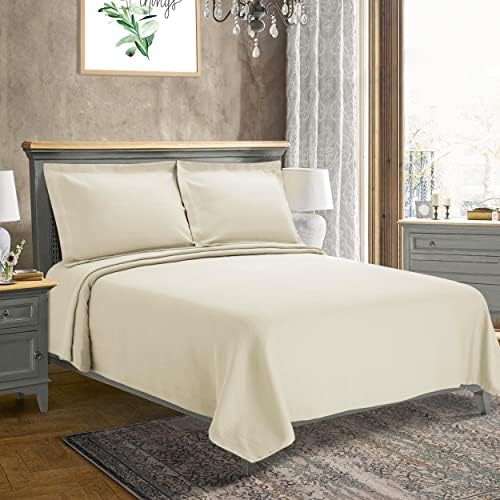  SUPERIOR Oversized Premium Bedspread Set, Diamond Solitaire Jacquard Design, Breathable Cotton, Soft, Breathable, All-Season, Matching Pillow Shams, Lightweight And Cozy Bedding, Queen, White