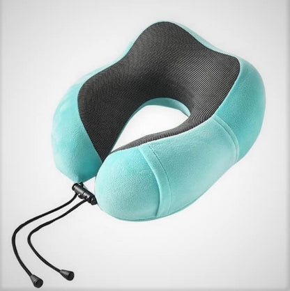 GENERIC MilZZZ Travel Neck Pillow-Comfortable And Lightweight 100% Memory Foam Travel Pillow-Airplane, Car And Home/Office Pillow-Machine Washable Cover-Includes Earplugs, Eye Mask And Travel Bag
