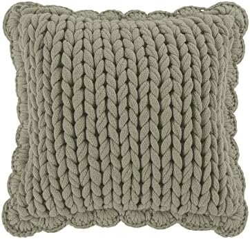  Throw Pillow - Smoky Cobblestone Contemporary Decorative Throw Pillow With Patchwork Pattern - Square