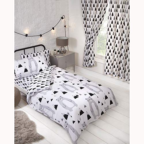  Scandi Bear Junior Toddler Duvet Cover And Pillowcase Set