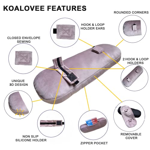 GENERIC KoaLovee Mastectomy Pillow,Zipper Pocket Seat Belt Pillow For Mastectomy/Hysterectomy Post Surgery Pad, Tummy Tuck Heart Surgery C-Section Recovery Chest Support Cushion (Pink, L/XL)
