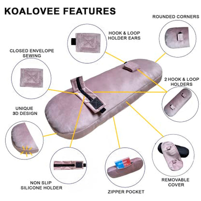 GENERIC KoaLovee Mastectomy Pillow,Zipper Pocket Seat Belt Pillow For Mastectomy/Hysterectomy Post Surgery Pad, Tummy Tuck Heart Surgery C-Section Recovery Chest Support Cushion (Pink, L/XL)
