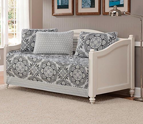  Ollection 5pc Day Bed Quilted Coverlet Daybed Set New (Sophia Turquoise)