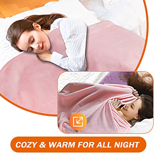  Ajlrq Travel Blanket Airplane Pillow, Premium Soft Polyester 2 In 1 Travel Pillow Airplane Blanket WithSoft Bag Pillow Case Travel Essentials With Storage Bag And Handle Belt (Pink)