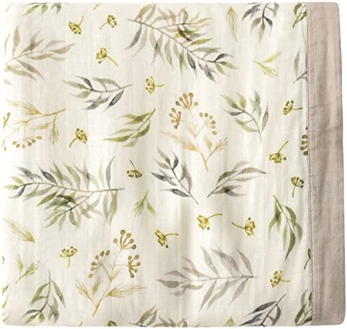  Little Jump Muslin Baby Quilt, Jungle Print Bamboo Muslin Quilt Toddler Blanket - Oversized 47" X 47" - 2 Layers Muslin Crib Blanket For Baby Boy And Girls (Jungle)