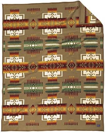 Pendleton Chief Joseph Robe Blanket Aqua, Twin Size