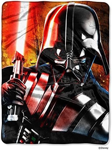  Disney Star Wars, "Master Of Evil" HD Silk Touch Throw Blanket, 46" X 60", Multi Color