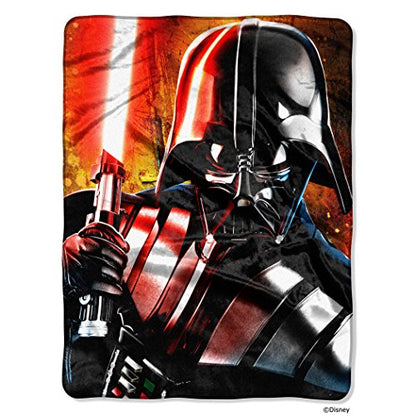  Disney Star Wars, "Master Of Evil" HD Silk Touch Throw Blanket, 46" X 60", Multi Color