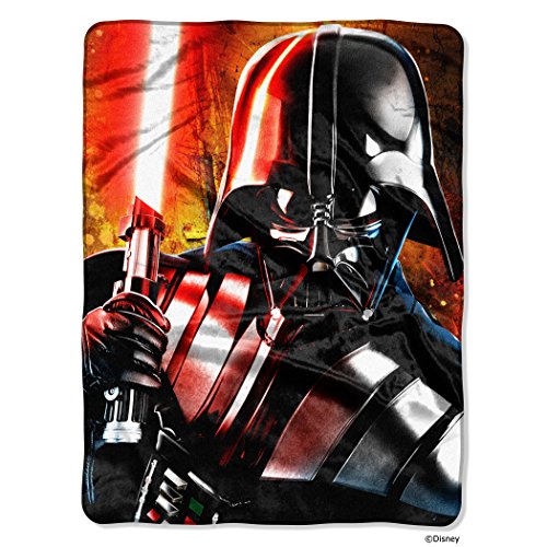  Disney Star Wars, "Master Of Evil" HD Silk Touch Throw Blanket, 46" X 60", Multi Color