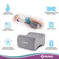  Knee Pillow & Leg Pillow For Hip, Back, Leg, Knee Pain Relief - Ideal For Side Sleepers, Pregnancy And Right Spine Alignment Â€“Memory Foam Wedge Contour With Washable Cover
