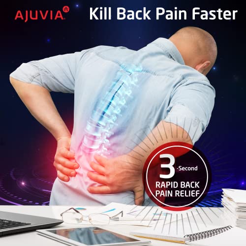  AJUVIA Back Vitalizer - Car Lumbar Support For Driving Seat - Car Pillow For Driving Seat - Lumbar Support For Office Chair Back Support Lumbar Cushion - Back Support For Car Seat Driver