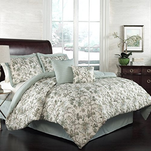  Felicite Set With Coordinating Bed Skirt And 2 Throw Pillows And 2 Shams, King