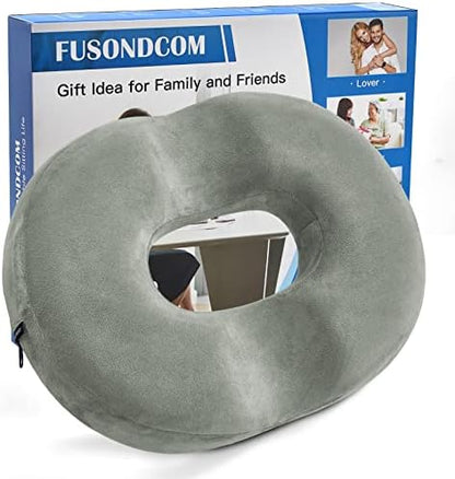  Donut Pillow Seat Cushion For Tailbone Pain Hemorrhoid Butt Donut Car Seat Cushion For Office Chair,Orthopedic Memory Foam Sitting Pillow Butt Cushion For Coccyx Sciatica Pregnancy Pressure Relief