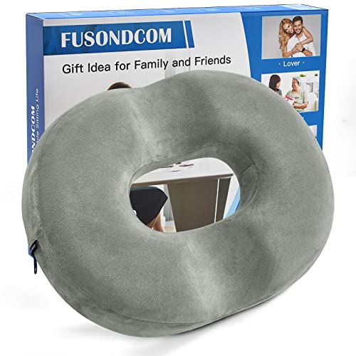  Donut Pillow Seat Cushion For Tailbone Pain Hemorrhoid Butt Donut Car Seat Cushion For Office Chair,Orthopedic Memory Foam Sitting Pillow Butt Cushion For Coccyx Sciatica Pregnancy Pressure Relief