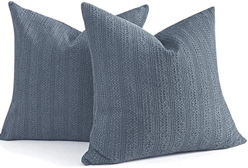  Cocoploceus 26x26 Pillow Covers Boho Euro Shams Set Of 2 Decorative Throw Pillow Covers Cotton Large Square Pillowcase For Couch Bed, Sage Green