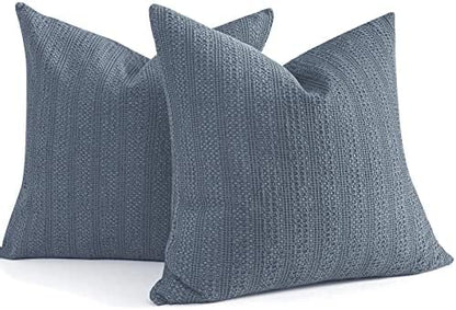  Cocoploceus 26x26 Pillow Covers Boho Euro Shams Set Of 2 Decorative Throw Pillow Covers Cotton Large Square Pillowcase For Couch Bed, Sage Green
