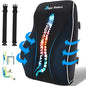  Lumbar Support Pillow For Office Chair And Car Seat Back Support Memory Foam Back Cushion For Lower Back Pain Relief, Lower Back Pillow For Gaming Chair, Desk Chair With 3D Mesh Cover Adjustable Strap