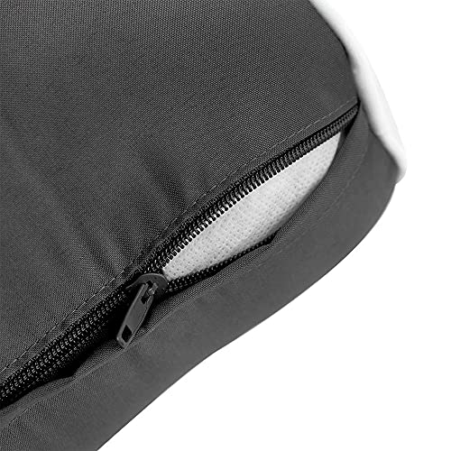  DBM IMPORTS *Cover ONLY*-Style 5 Outdoor Daybed Mattress Bolster Pillow Slipcovers Contrast Pipe Trim Full Size - AD003