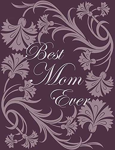  Best Mom Ever Gift Throw Blanket - Birthday, Christmas, Holiday, Valentine’s Day, Hospital Or Mother’s Day Present For Women Mother Wife - Super Soft Sherpa (50x65 Inches) - Aubergine Blanket