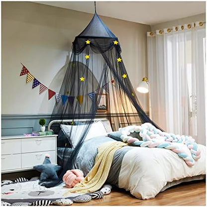  Mosquito Net Bed Canopy Curtains Princess Butterfly Reading Canopies For Girls Kids Single Twin Full Queen Size Beds, Pink And Purple