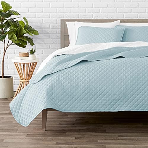  Premium 2 Piece Quilt Set - Twin/Twin Extra Long Size - Coverlet Set - Diamond Stitched Bedspread - Ultra-Soft Luxurious Lightweight All Season Bedspread (Twin/Twin XL, White)