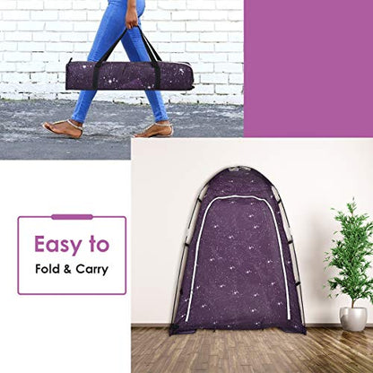  Goplus Bed Tent, Indoor Privacy Play Tent For Warm And Cozy Sleep In Drafty Rooms, Portable Bed Canopy With Carry Bag For Kids And Adult (Twin)