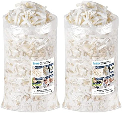  Anzhixiu Bean Bag Chair Filler Shredded Memory Foam 100% New,5Pounds,Pillow Stuffing For Couch Pillows, Stuffed Animals, Dog Bed & Couch Cushion Filling, Light Brown Color