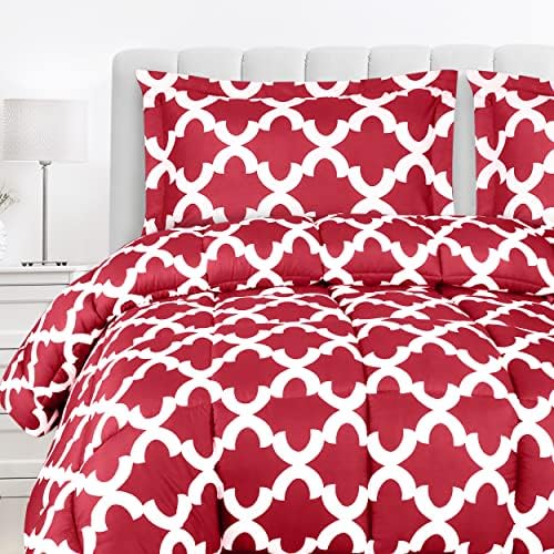  Utopia Bedding Queen Comforter Set (Grey) With 2 Pillow Shams - Bedding Comforter Sets - Down Alternative Comforter - Soft And Comfortable - Machine Washable