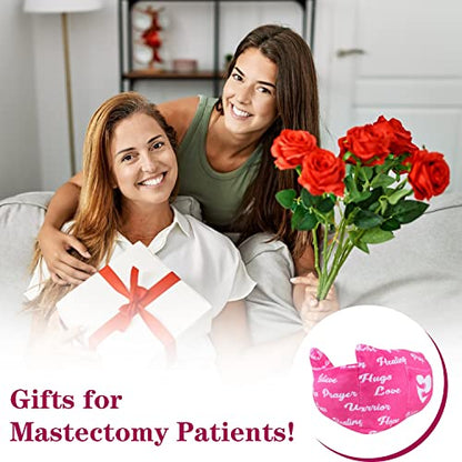  Mastectomy Pillow - Post Surgery Pillow,Breast Cancer Gifts For Women After Surgery Pillow For Breast Reduction Masectomy Patient Recovery,Sleeping Seatbelt Protection,Heart Surgery Pillow With Pocket