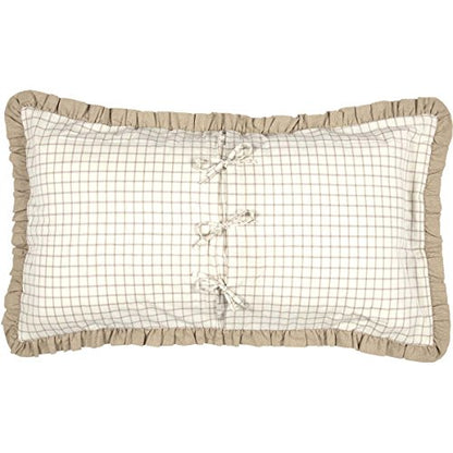  VHC Brands Boho & Eclectic Farmhouse Bedding-Grace White Sham, King (40488)