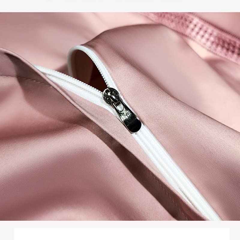  LEIGE Long Staple Cotton Hollowed Out Four-Piece Set Cotton Sateen Sheet Bed Cover Wide Brim Series (Color : D, Size : 220 * 240cm)